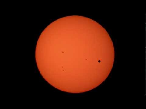 Venus Transit Time-Lapse Through Telescope!! 6/5/12