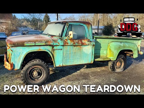 Pulling The Poly - Disassembling My 1964 Dodge W200 Power Wagon's Rusty 318 For A Budget Rebuild