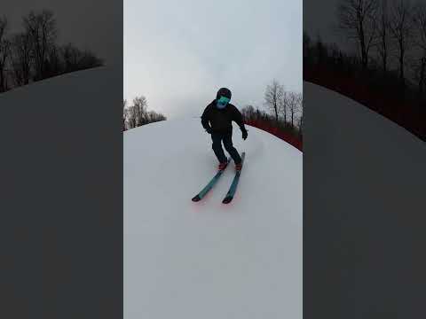 First run of the season at Burke Mountain, Vermont #shorts #skiing #skitheeast