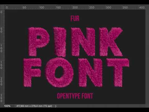 Fur Pink Font