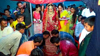 Village Bagheli Jaimala Rajdhar Weds Neha Ki Shadi Jaimala Ceremony #jaimala #varmalavideo