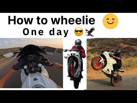 How to wheelie (one Day😎) ek din me wheelie marna sikhe 😎🏍️