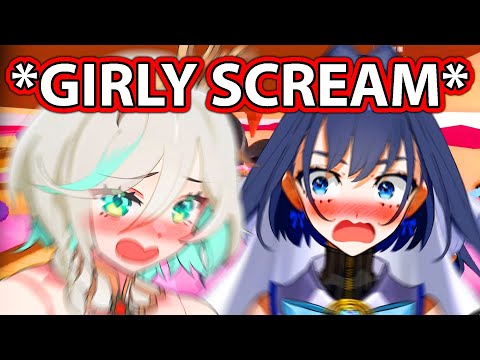 Cecilia and Kronii's Girly High Pitched Scream Makes Chat Go SPEED 【Hololive】