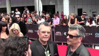 INXS' Tim and Jon Farriss: ARIA Red Carpet Interview 2014