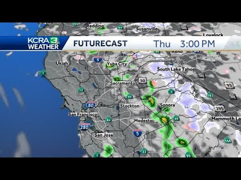 Tracking the waves of rain and snow in Northern California over the next several days