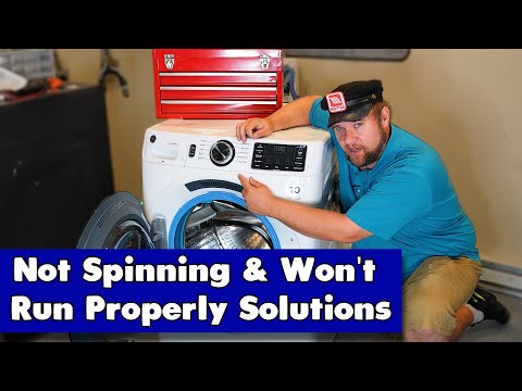 GE Front Load Washer Stops Mid Cycle and Won't Spin - Common Issues