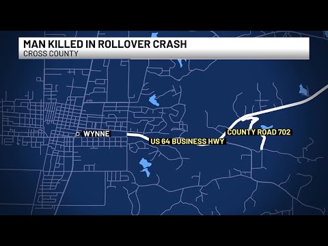 Man killed in single-vehicle crash