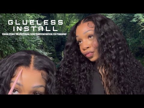 hair vlog: must try new glueless HD wig! | beginner friendly | ft. unice hair