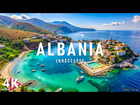 FLYING OVER ALBANIA (4K UHD) - Relaxing Music Along With Beautiful Nature Videos - 4K Video UltraHD