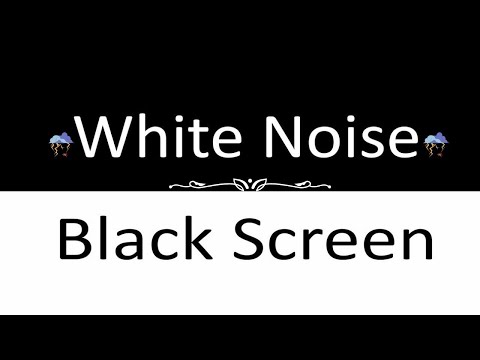 No Ads White Noise | Black Screen | 12 Hours of Soothing Sound for Focus, Sleep, and Relaxation