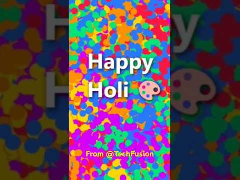 Holi Splash in JavaScript! 🌈💻 | Happy Holi 2025 #holi2025 #trending