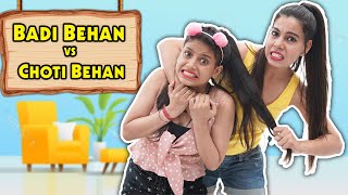 Badi Behan Vs Choti Behan | Sanjhalika Vlog