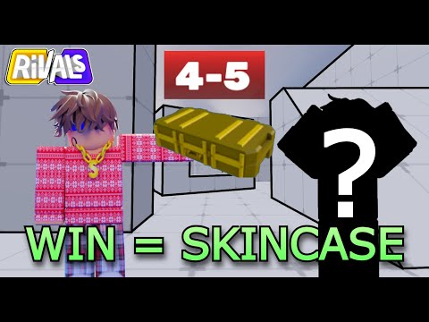 Beat Me 1v1 and Earn a Skin Case In Roblox Rivals! (30 Min Live)