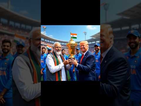 "India Lifts Champions Trophy 2025 – Modi’s Speech & Trump’s Reaction!"