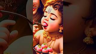 Yashoda ka nandlala #little #krishna #cute #vrindavan #ladduGopal radheshyam #bhakti #Bhajan #shorts