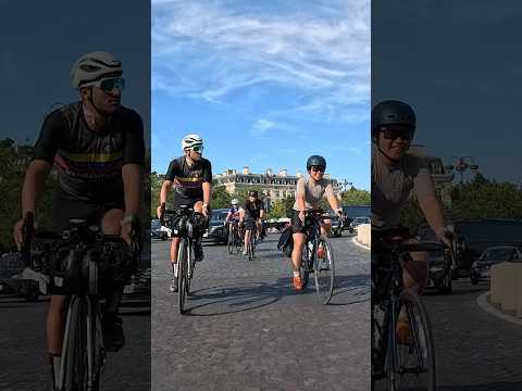 Arc de Triomphe Spin: Pedalling Around France's Famous Monument!  #CycleTheArc #paris #arcdetriomphe