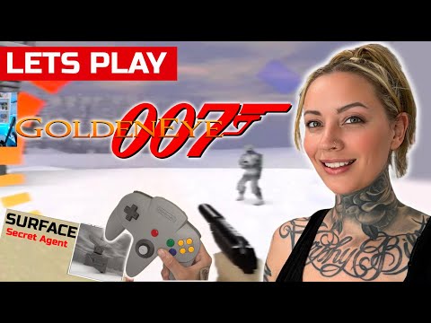 My Favourite Goldeneye Nintendo 64 Level! Surface game play