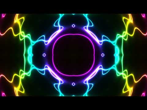 2 hours Relaxing Neon Visuals | Colorful Smooth Motion for Stress Relief and Focus