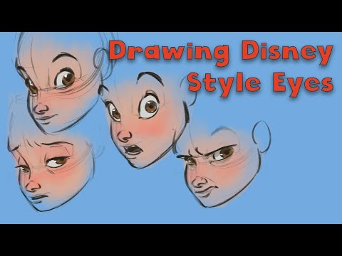 Drawing Disney Style Eyes