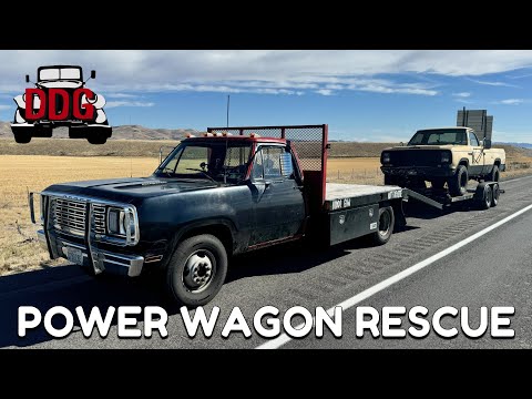 1,500 Mile Rescue! Towing A Blown Up 1979 Dodge Power Wagon With My Home Built Cummins Hauler