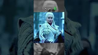 Daenerys North first time 🐉😱 #gameofthrones #daenerystargaryen #houseofthedragon #dragon #targaryen