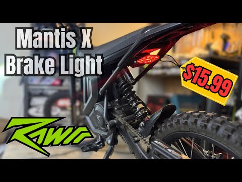 Rawrr Mantis X Brake Light Wiring Tail Lamp Install