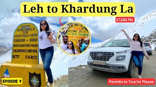 Ep-9 Leh to Khardungla by Road | Khardung La Pass | Ladakh Road Trip | Leh Ladakh | Mrudul Gajbhiye