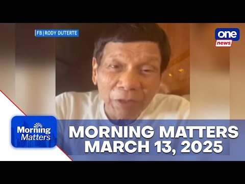 Ex-Pres. Duterte arrives in the Hague, now under ICC custody | Morning Matters Supercut