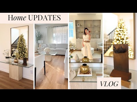 HOME UPDATES VLOG (IKEA laundry room hack, spice rack organization, antique travertine table)