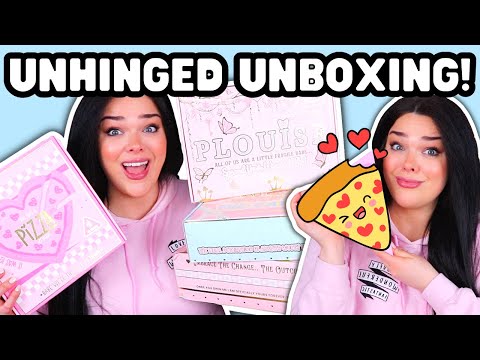 UNHINGED P.LOUISE UNBOXING! | 4 Boxes of Cute Makeup!