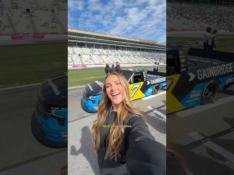 Soccer player goes to a NASCAR race! #soccer #soccerplayer #nascar