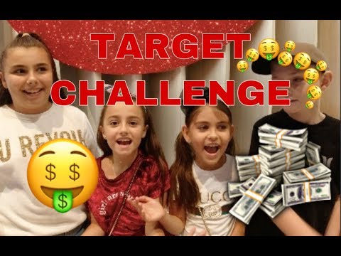 KIDS $50 TARGET SHOPPING CHALLENGE IN 5 MINUTES! WILL THEY MAKE IT IN TIME?