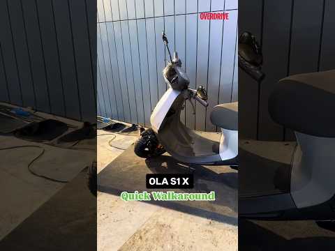 Get a closer look at the Ola S1X range with our walkaround #OlaS1X #ElectricScooter #Walkaround