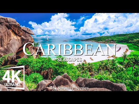 Caribbean 4K - Discover Pristine Beaches, Turquoise Waters, and Lush Island Paradises