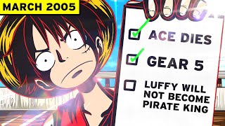 This 20 Year Old One Piece Theory Predicted EVERYTHING!