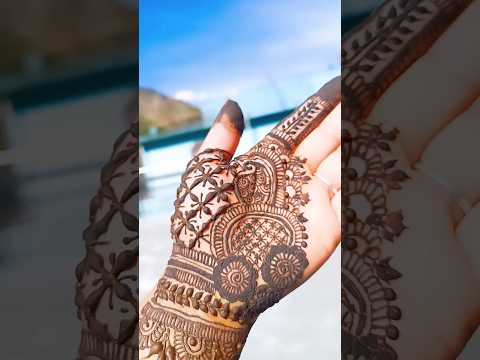 simple and easy mehandi design।।