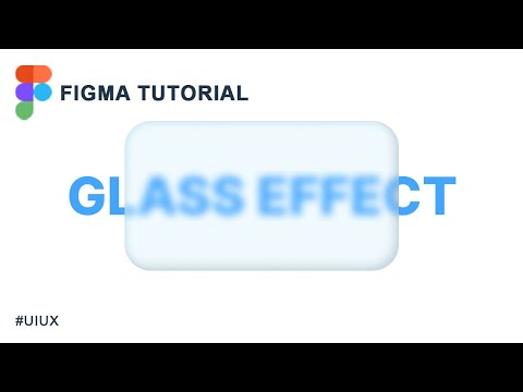 How to Design Glassmorphism Effect in Figma | Figma Tutorial | Figma UI Design