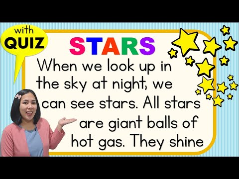 Read and Learn | with Quiz | STARS | Reading Comprehension | Teacher Aya Online Tutor