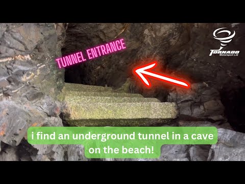 Underground Tunnels and caves on the Beach