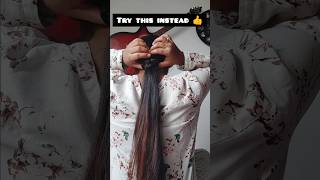 Try This Trending Clip Hairstyle Hack #shorts #trending2024 #hairstyle