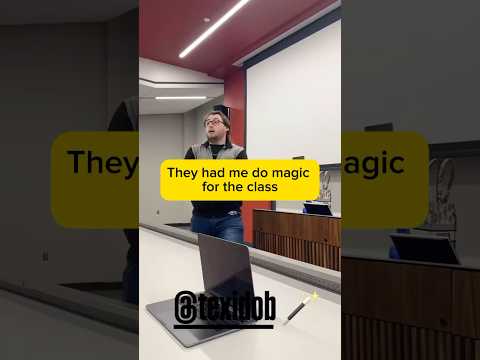 I Performed Magic For A Law School Class