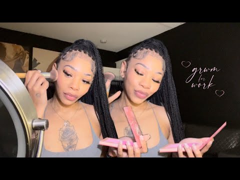 GRWM TO WORK IN HEALTHCARE