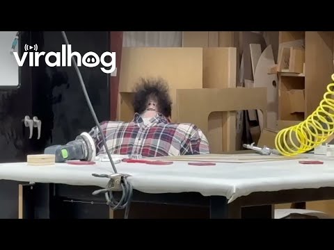 Man Draws Face Beneath Beard || ViralHog