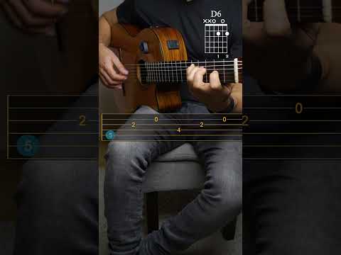 Hot Spanish Guitar Arpeggios | Easy Guitar Tabs 4K🔥 #shorts