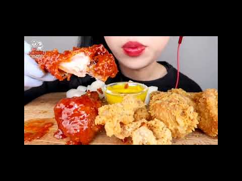 @HongyuASMR fried chicken ASMR ❤️✨