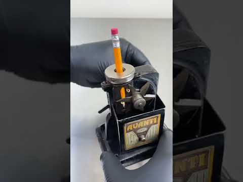 1920s Avanti Pencil Sharpener In Action