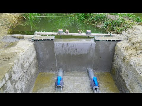 Build A Hydroelectric Power Station On A Small Stream