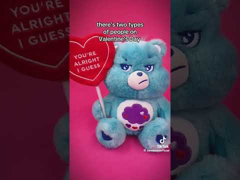 behold the care bears valentine version of grumpy and cheer in tiktok#carebears#valentinesday#tiktok