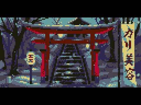 Japanese Pixel Art GIFs set to: The Defector Frequency - Borderline