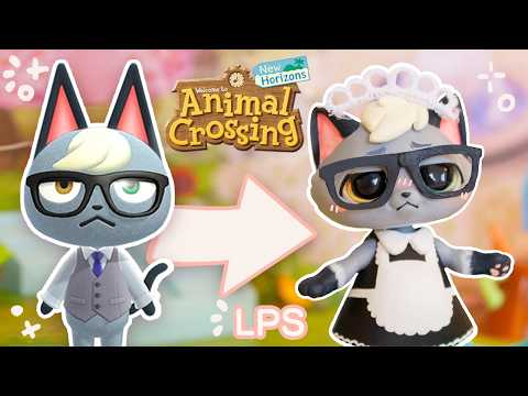 I Made an Animal Crossing Raymond Littlest Pet Shop Art Doll | DIY